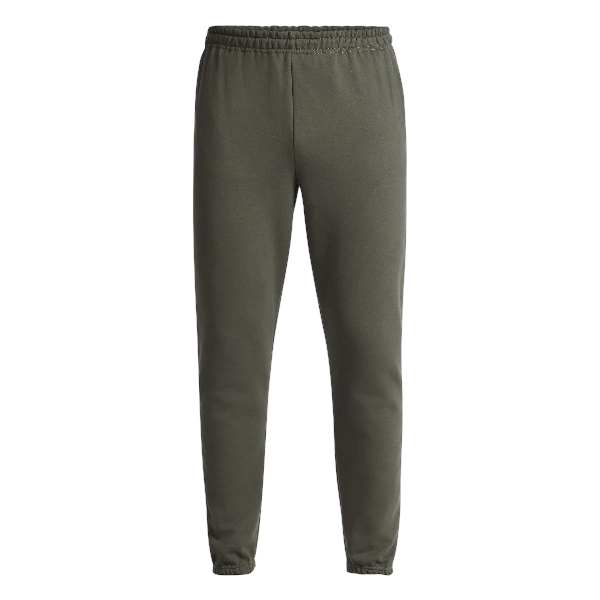 Men’s Smoky Olive Fleece Jogger Sweatpants with Cargo Pockets